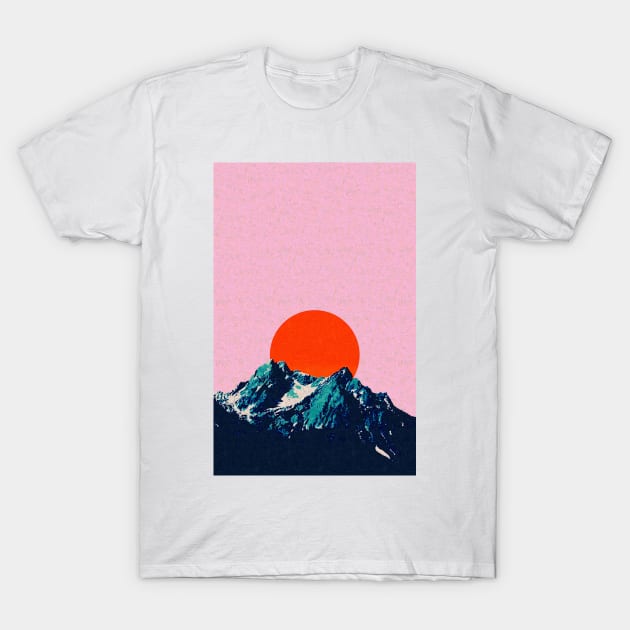 Mountain sunset T-Shirt by ConradGarner